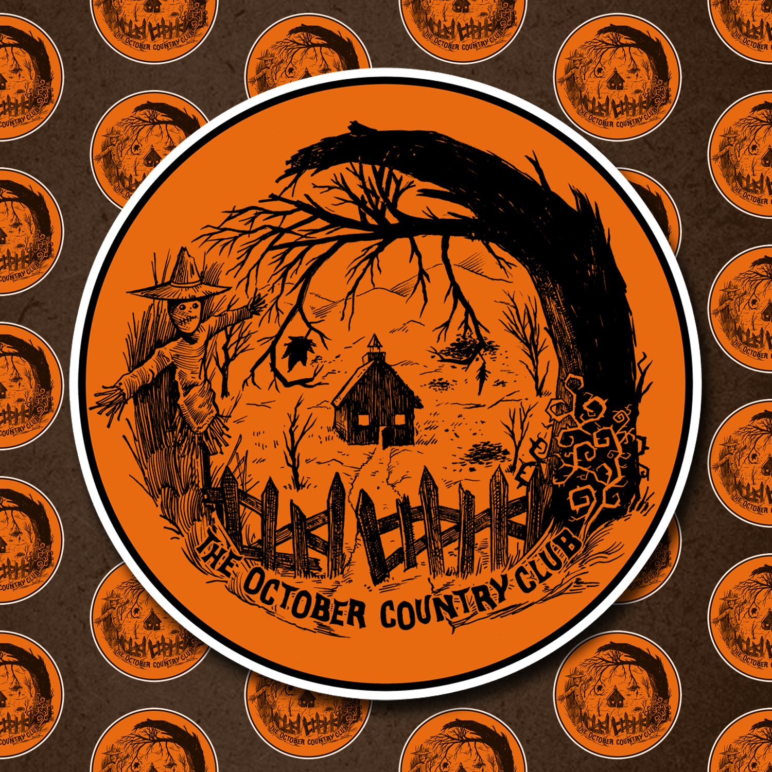The October Country Club Emblem Sticker