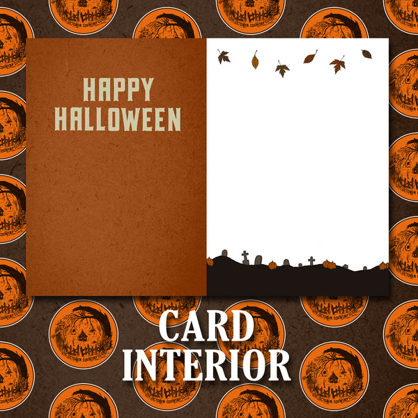 Skin Is Overrated Halloween Greeting Card