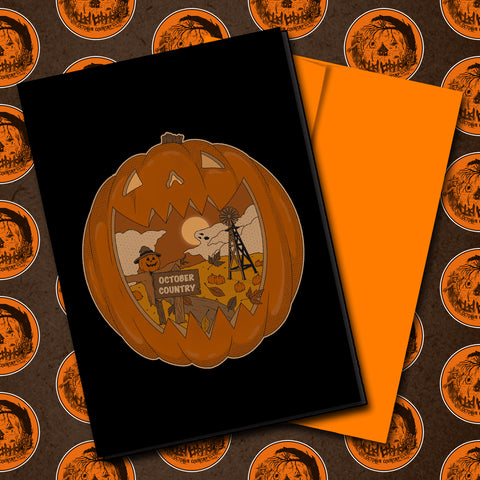 The October Country Halloween Greeting Card
